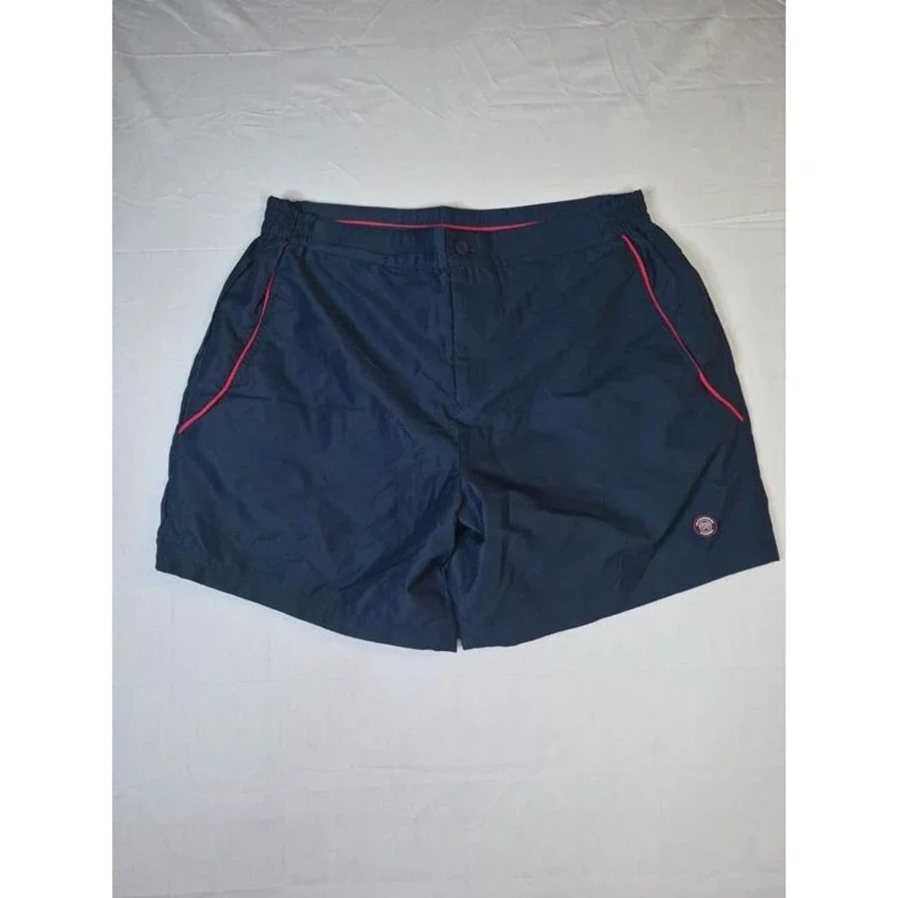 Wimbledon The Championships Shorts Mens XL Blue Official Vintage Tennis